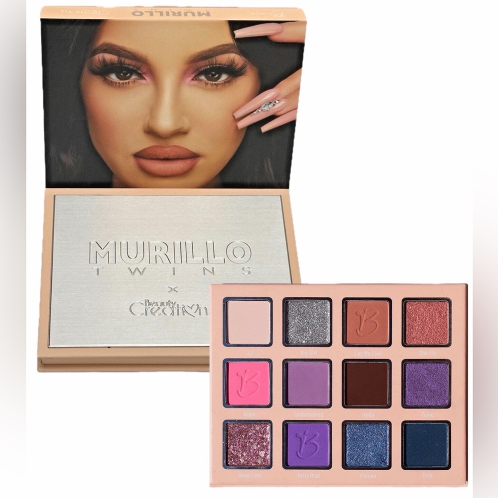 NIB Beauty Creations Brittany's Eyeshadow Palette-Murillo Twins Collection